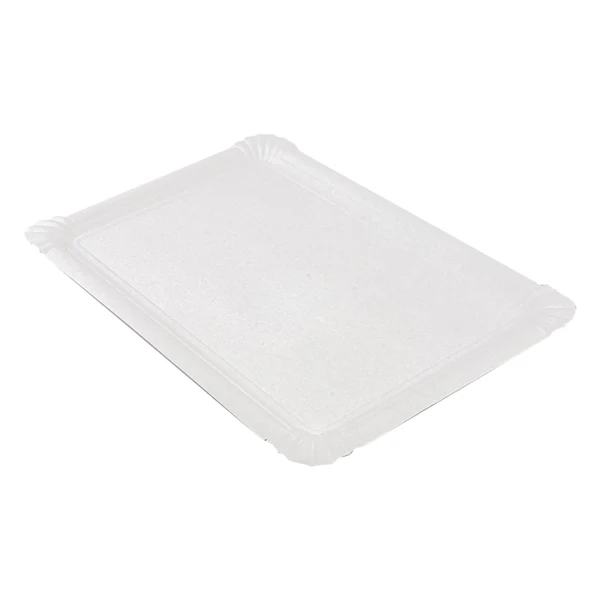 PLATEAUX PÂTISSERIE - MOYENS 420 G/M2 33x23 CM BLANC CARTON (125 UNITÉ)