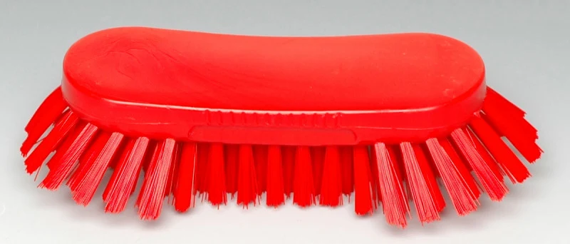 BROSSE 'BROSSHYGIEN' PAPILLON FIBRE PBT 'MI-DUR' ROUGE (à l'unité)