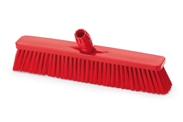 Balai-brosse 45 cm rouge – Poils résistants