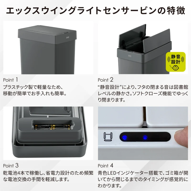 エックスウイング ライト センサービン 30L EK6277