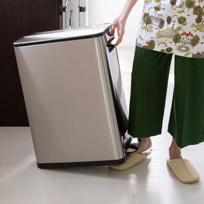 エコフライステップビン30L・専用ゴミ袋80枚セット