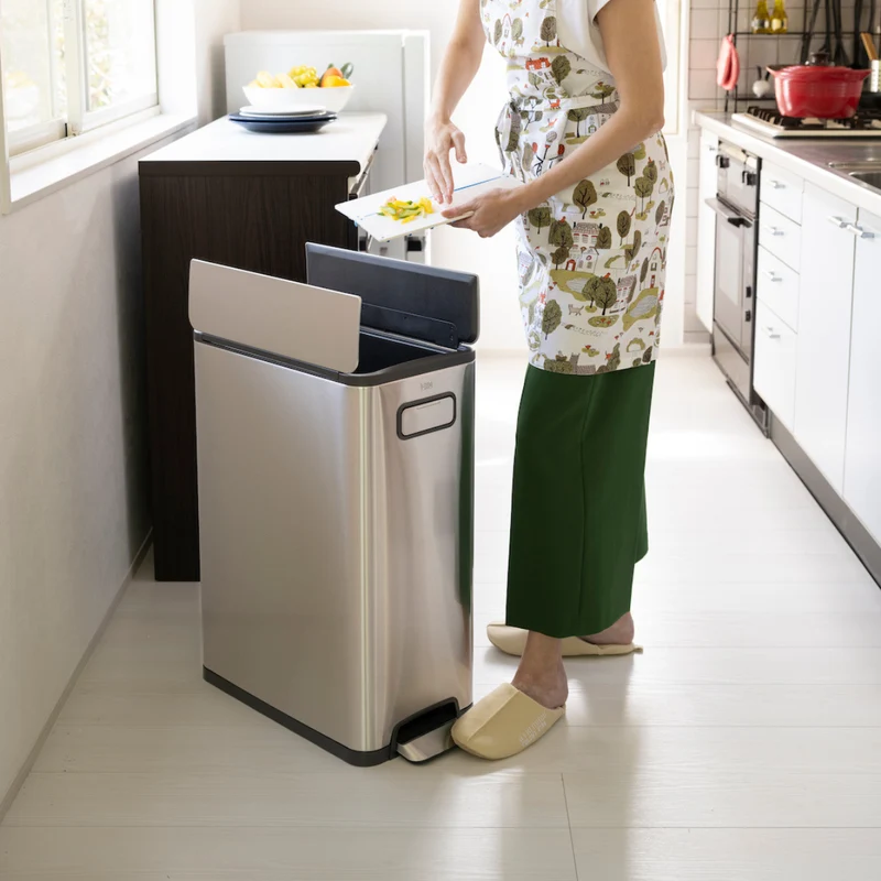 エコフライステップビン30L・専用ゴミ袋80枚セット