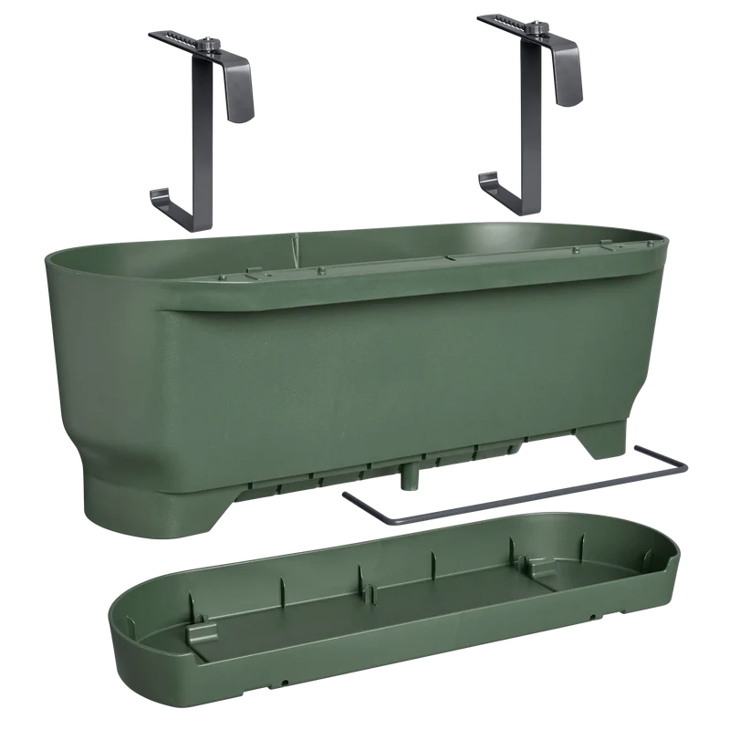 Balconnière Greenville Easy d'elho – Jardinière avec réservoir d'eau