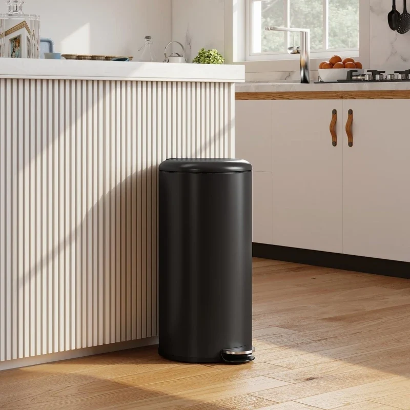 Poubelle de cuisine 30L noire