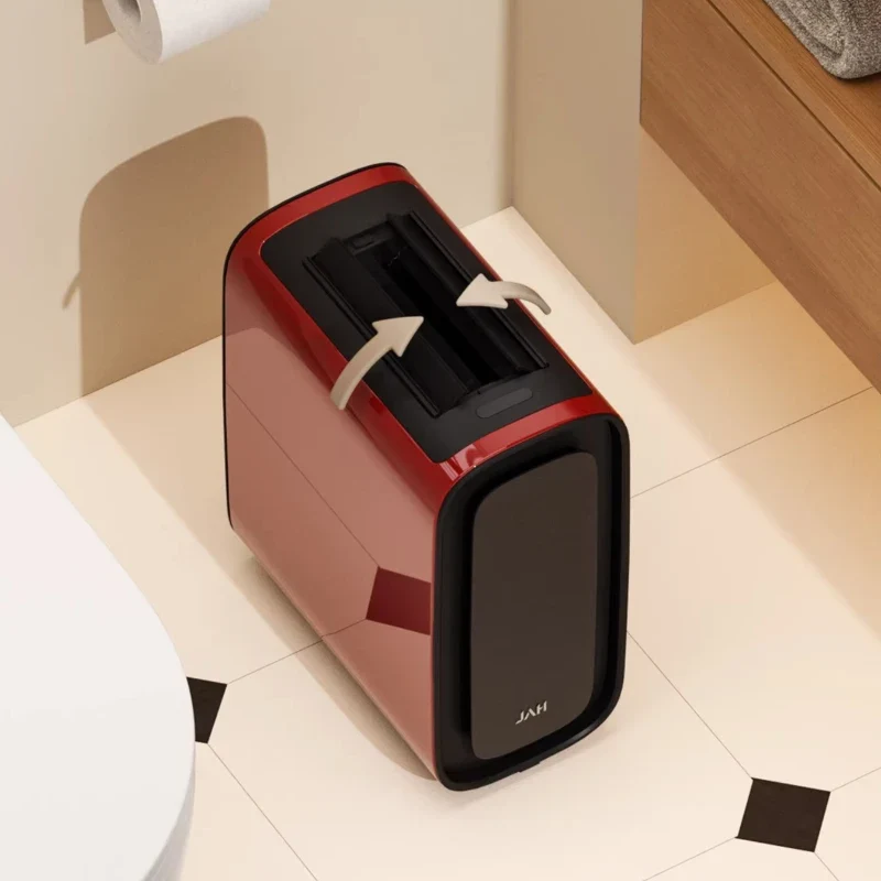 Poubelle salle de bain automatique rectangle