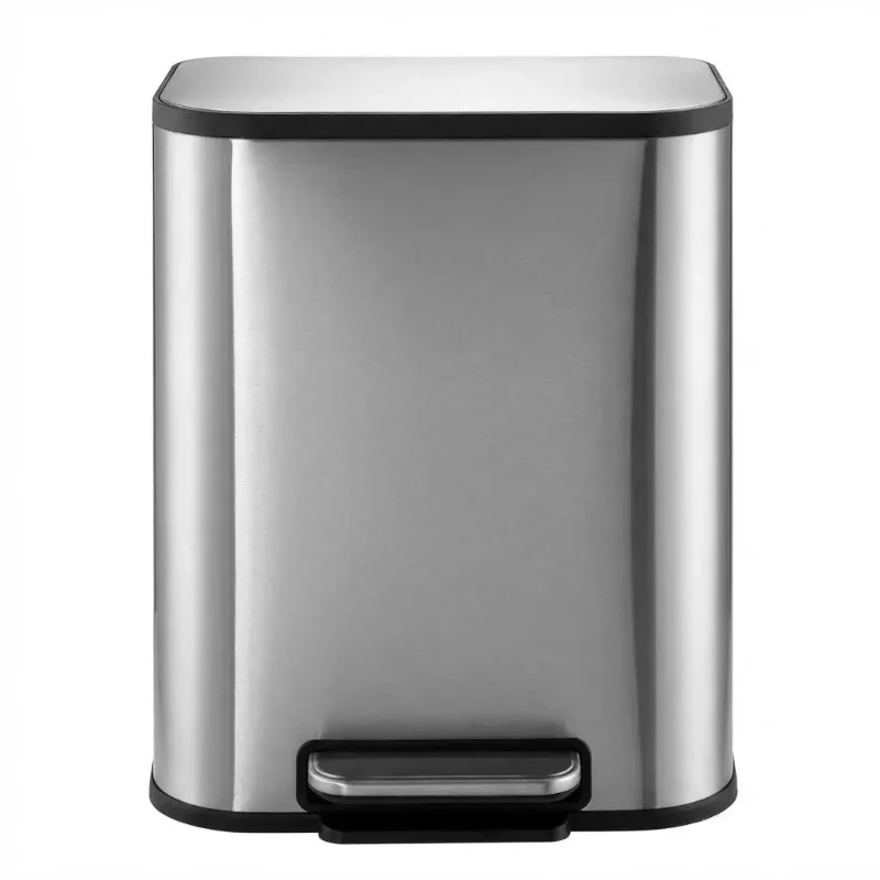 Poubelle à pédale en inox 20L