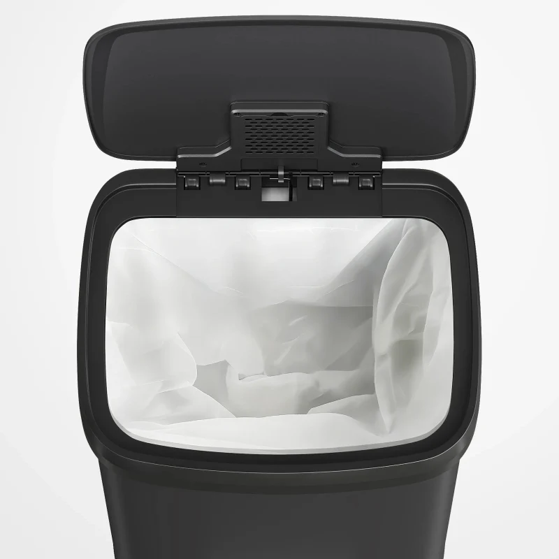 Poubelle à pédale 50L en inox
