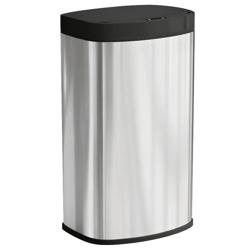 Poubelle électrique 55L en inox