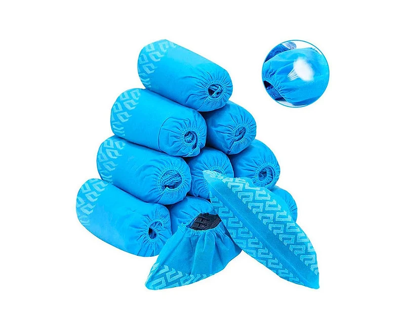 OneProtek - Sachet de 2000 Surchaussures Jetables en Polypropylène non tissé Anti-dérapant- Taille Unique – Bleu