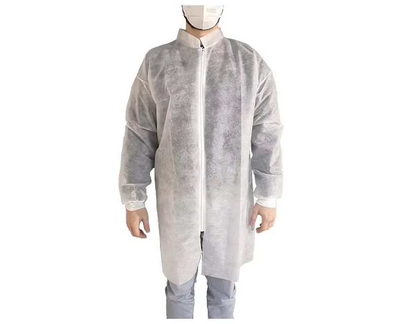 OneProtek - Sachet de 100 Blouses Visiteurs Jetables - Blanc