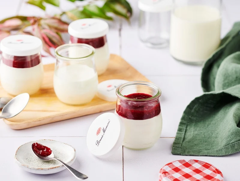 Lot de 12 couvercles pour pots de Compotées et Yaourts Bonne Maman