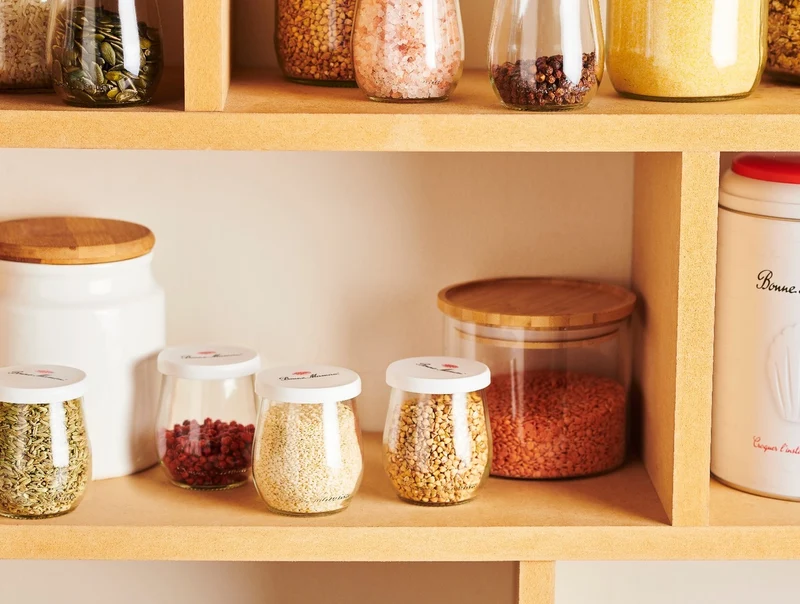 Lot de 12 couvercles pour pots de Compotées et Yaourts Bonne Maman