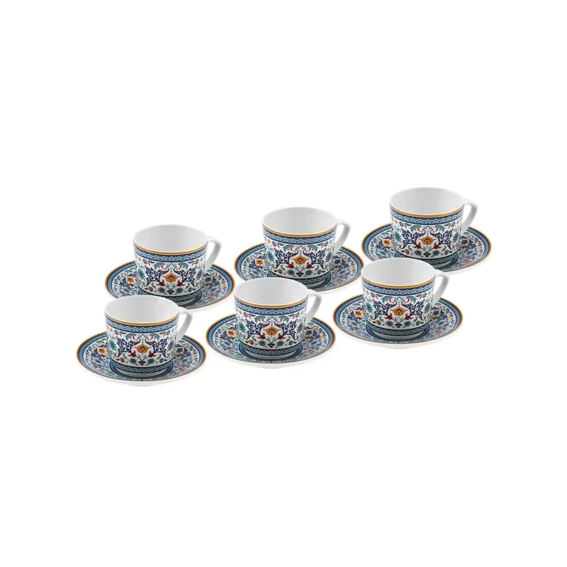 Karaca Beylerbeyi 6 Kişilik Kahve Fincan Takımı, 80 ml