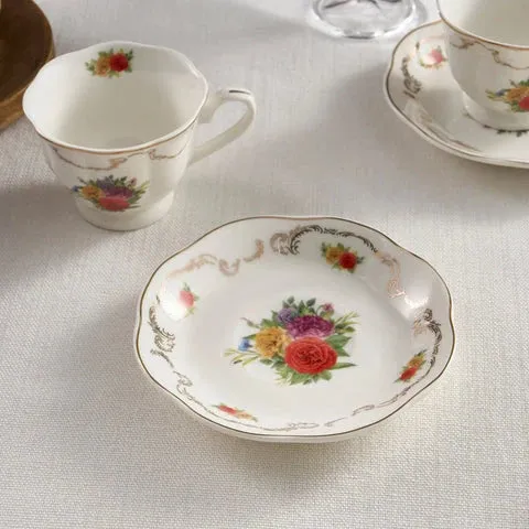 Karaca Antique 2 Kişilik 4 Parça Çay Fincanı Seti, 200 ml