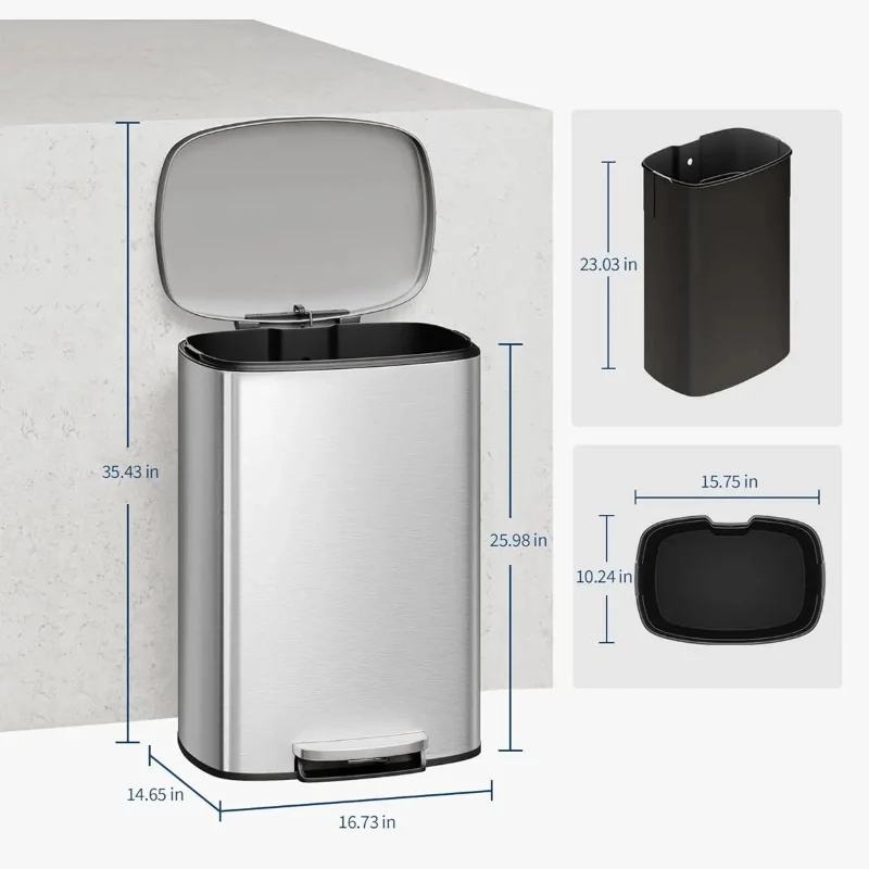 Poubelle cuisine 50L