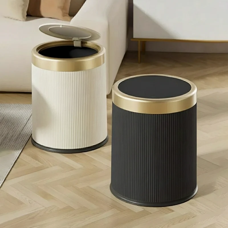 Poubelle ronde en plastique 12L
