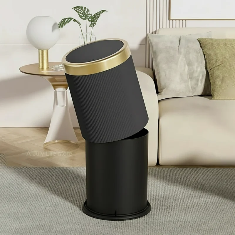 Poubelle ronde en plastique 12L