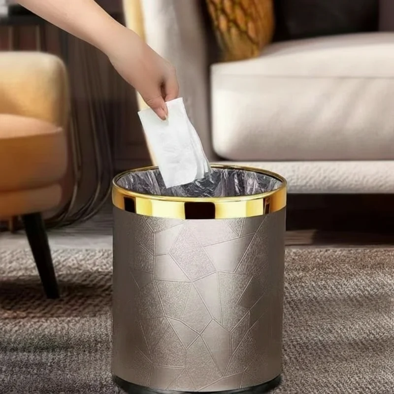 Poubelle à double paroi 10L