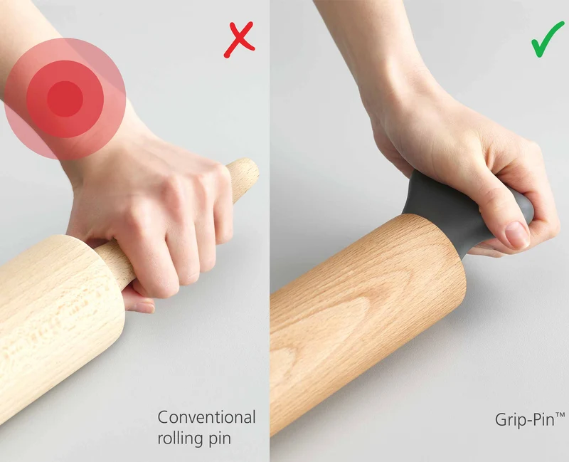 Rouleau à pâtisserie ergonomique Grip-Pin™