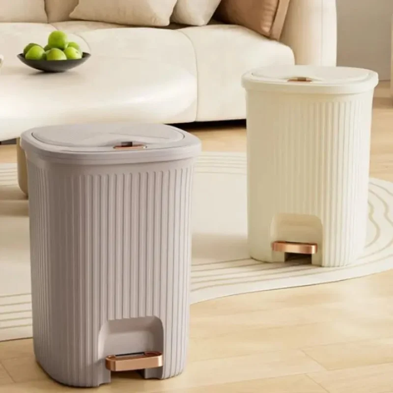 Poubelle nordique beige
