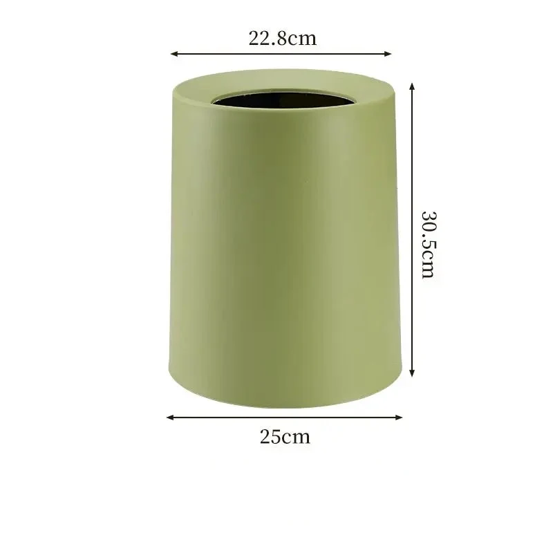 Poubelle moderne verte