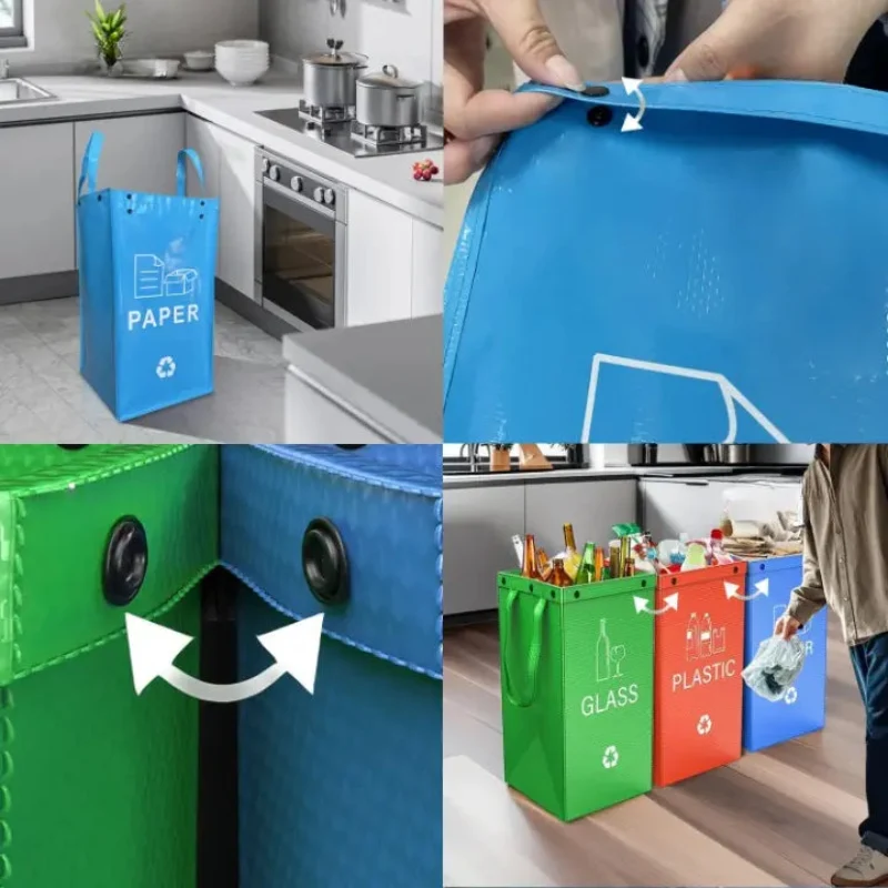 Poubelle à tri sélectif 40L