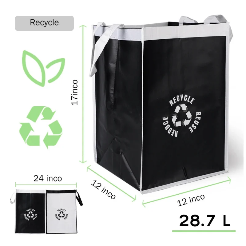 Poubelle tri sélectif 28L