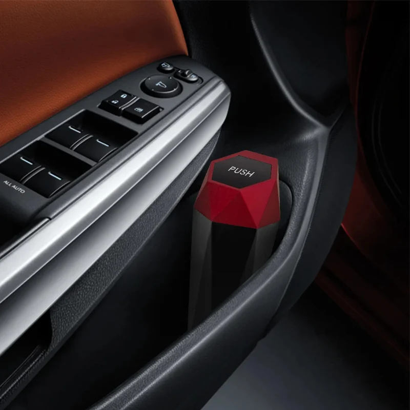 Mini poubelle de voiture push