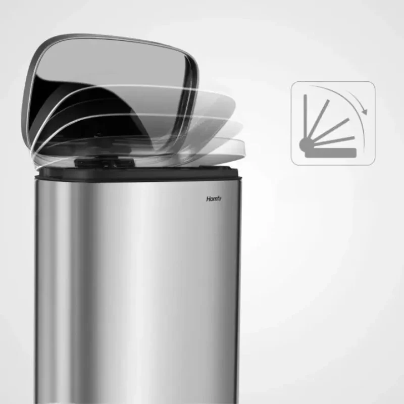 Poubelle de cuisine 50L + 5L en inox