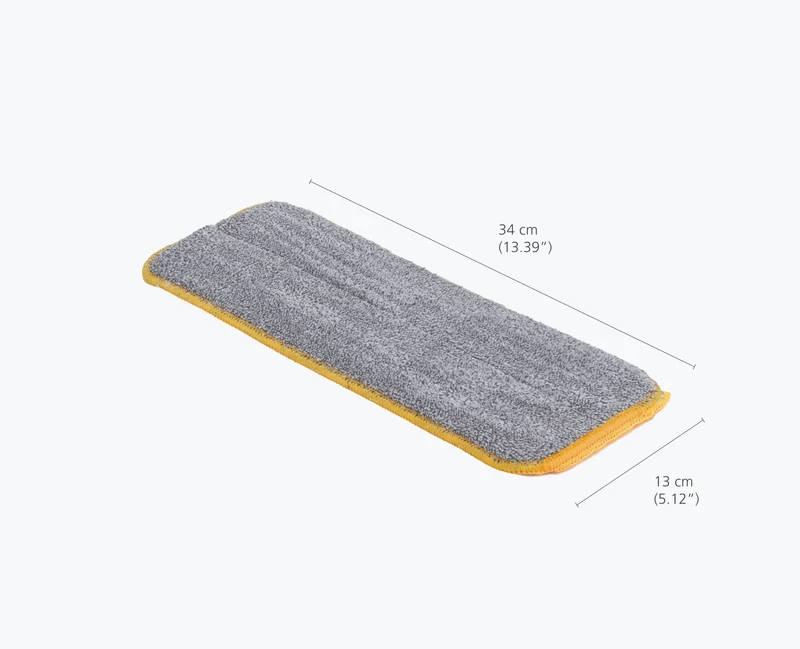 Lot de 2 Tampons en Microfibre de Rechange pour Balai UltraClean