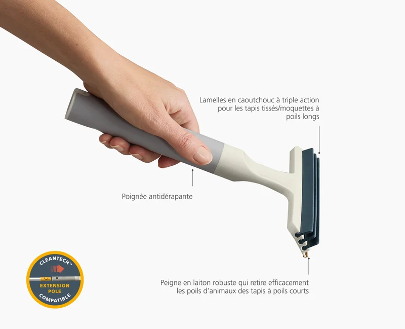 Outil de Nettoyage de Tapis 2-en-1 Cleantech™