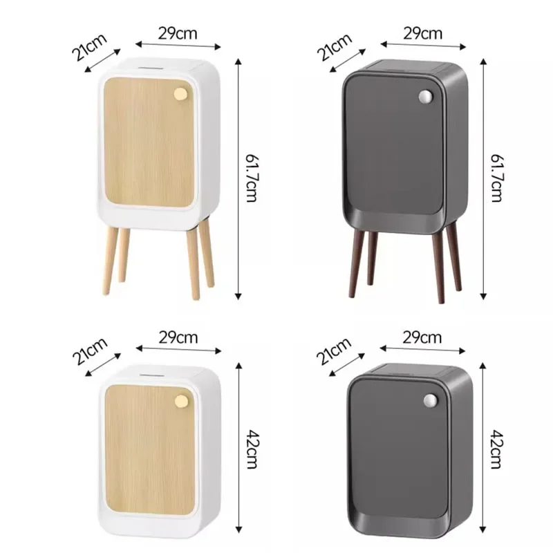 Poubelle automatique haut pieds 20L