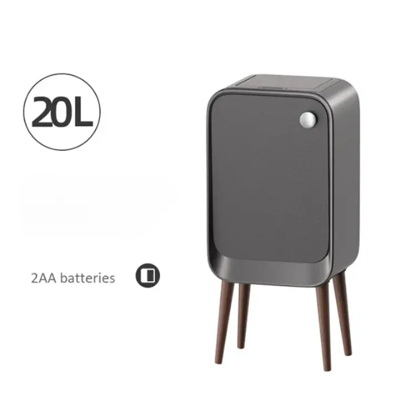 Poubelle automatique haut pieds 20L