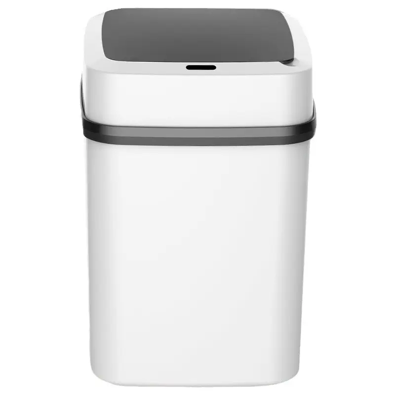 Poubelle automatique blanche 13L