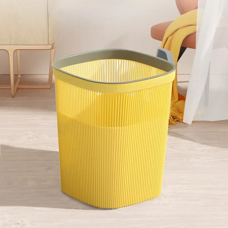 Poubelle nordique jaune