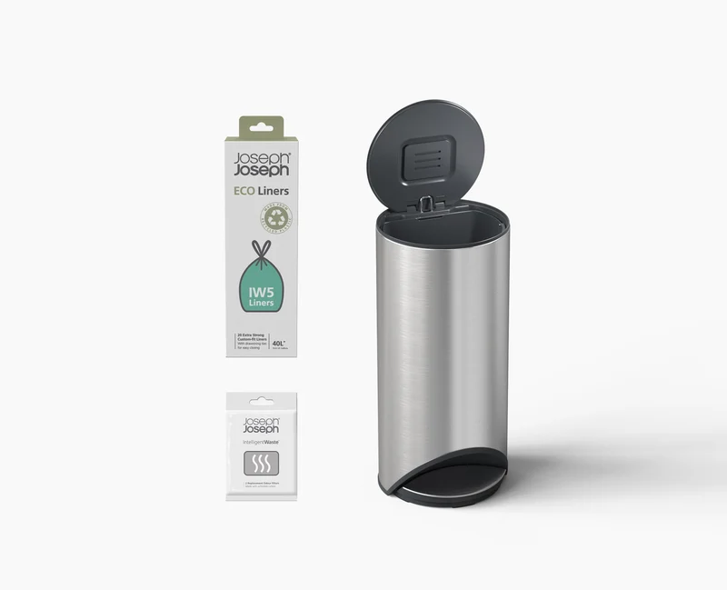 Set De Démarrage Arc™ 30L Pour Poubelle À Pédale En Acier Inoxydable, Ouverture Facile
