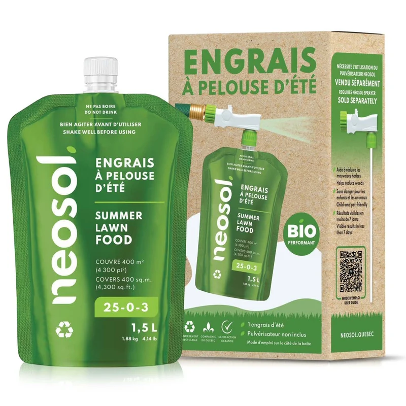 Engrais à pelouse d'été liquide 25-0-3