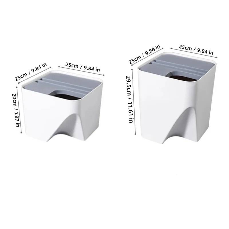 Poubelle tri sélectif empilable