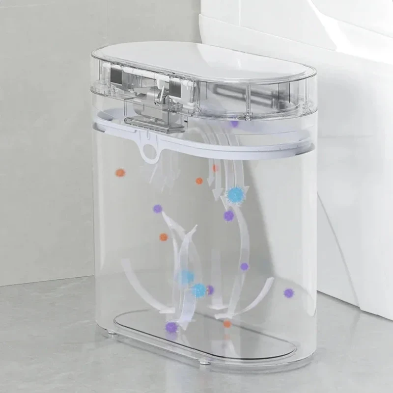 Poubelle salle de bain automatique 8L