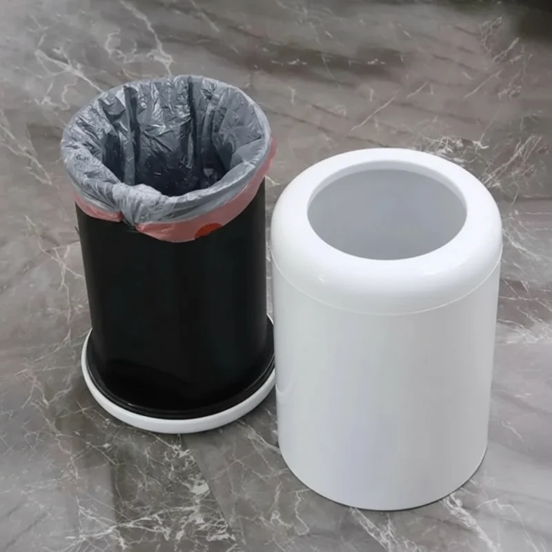 Poubelle en inox ronde 8L