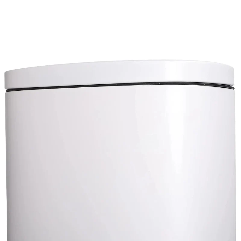 Poubelle à pédale blanche 30L