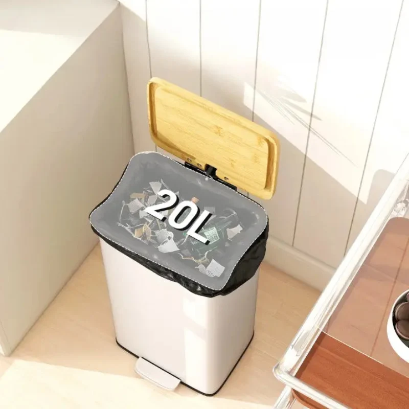 Poubelle blanche naturelle 20L