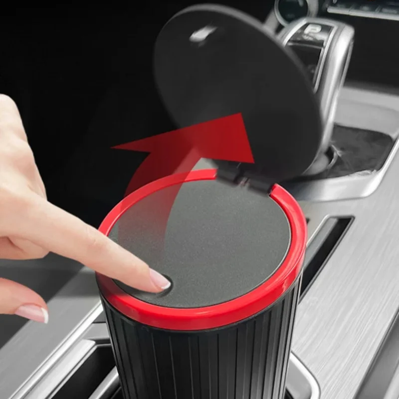 Poubelle de voiture universelle noire