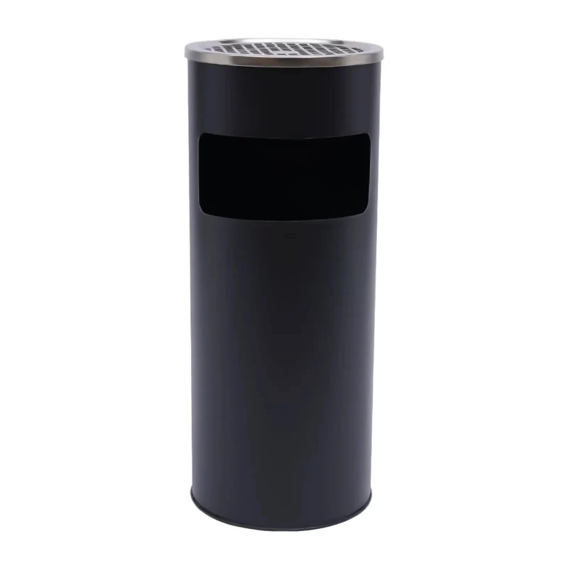 Poubelle extérieure noire 15L