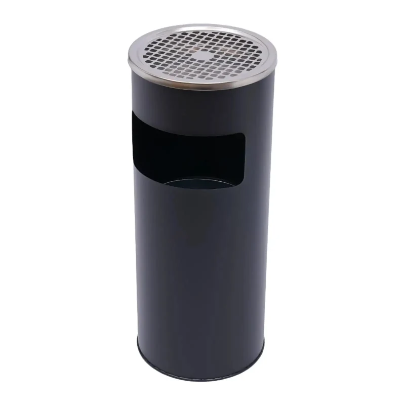 Poubelle extérieure noire 15L