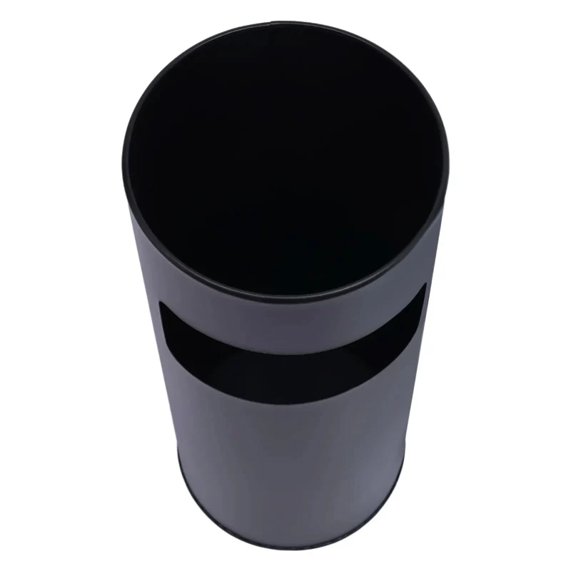 Poubelle extérieure noire 15L