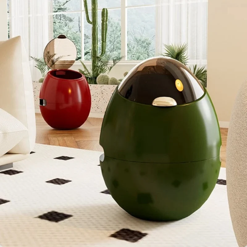 Poubelle moderne design oeuf