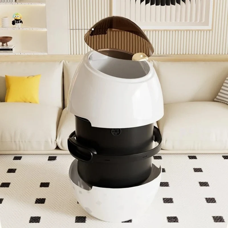 Poubelle moderne design oeuf