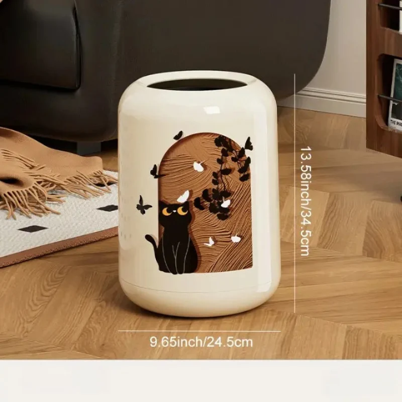 Poubelle design chaton mignon