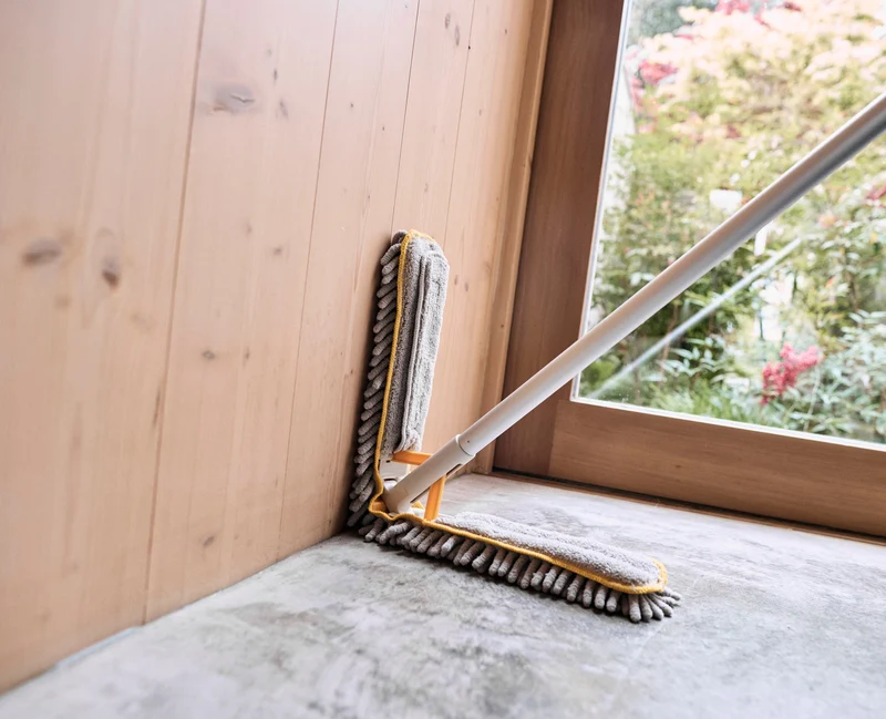 CleanTech™ Balai À Poussière Ajustable Pour Sols Avec Housse De Rechange